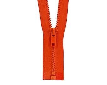 Molded Plastic Separating Zipper - Medium Weight #5 For Jackets - Dozens of Colors