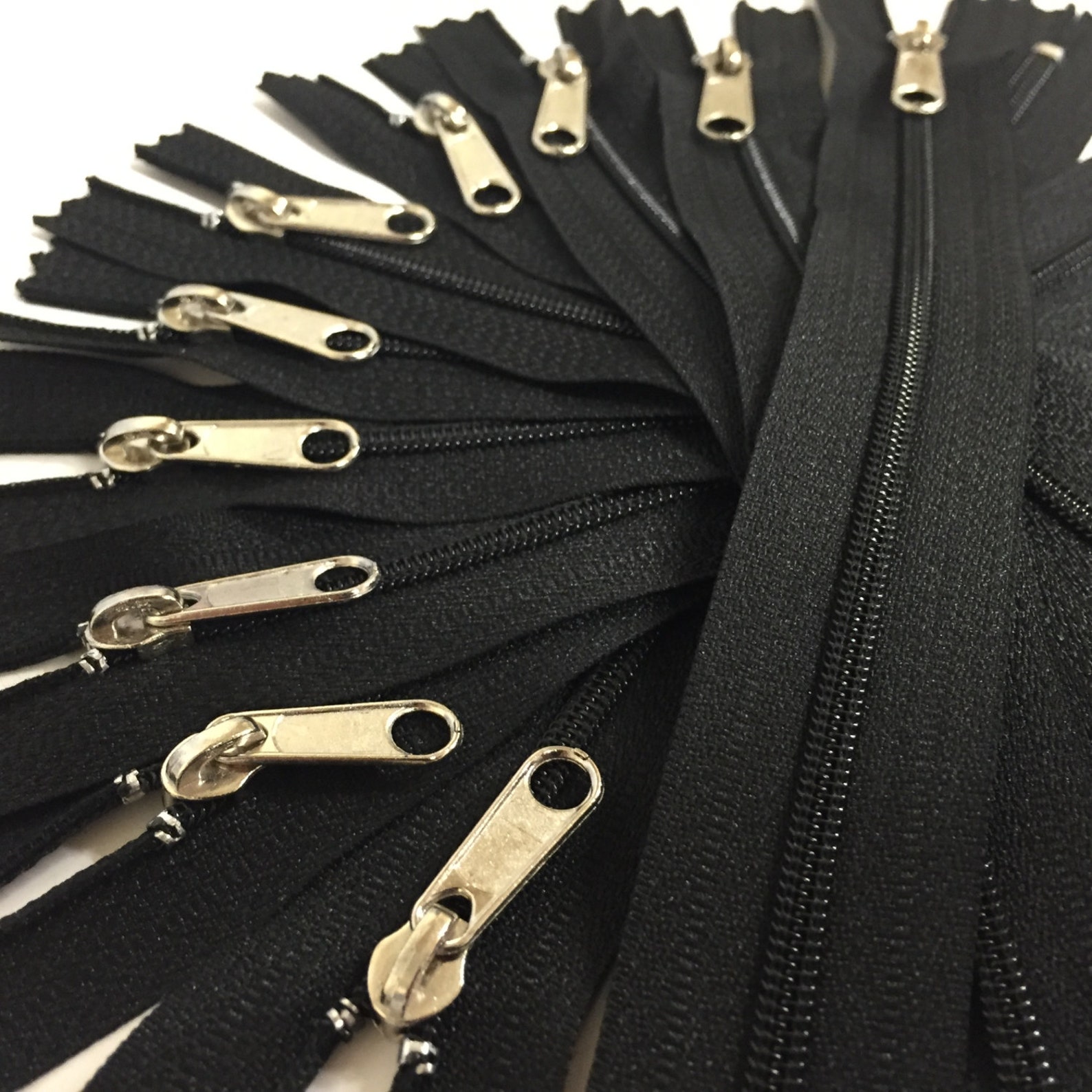 Bulk 14 Zippers for Handbags 35.5 Cm Nylon Coil W/ Etsy