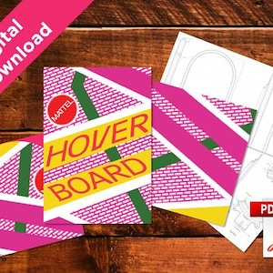 DIY Back to the Future Hoverboard - Digital Download - Print at Home - PLUS 3D BLUEPRINTS