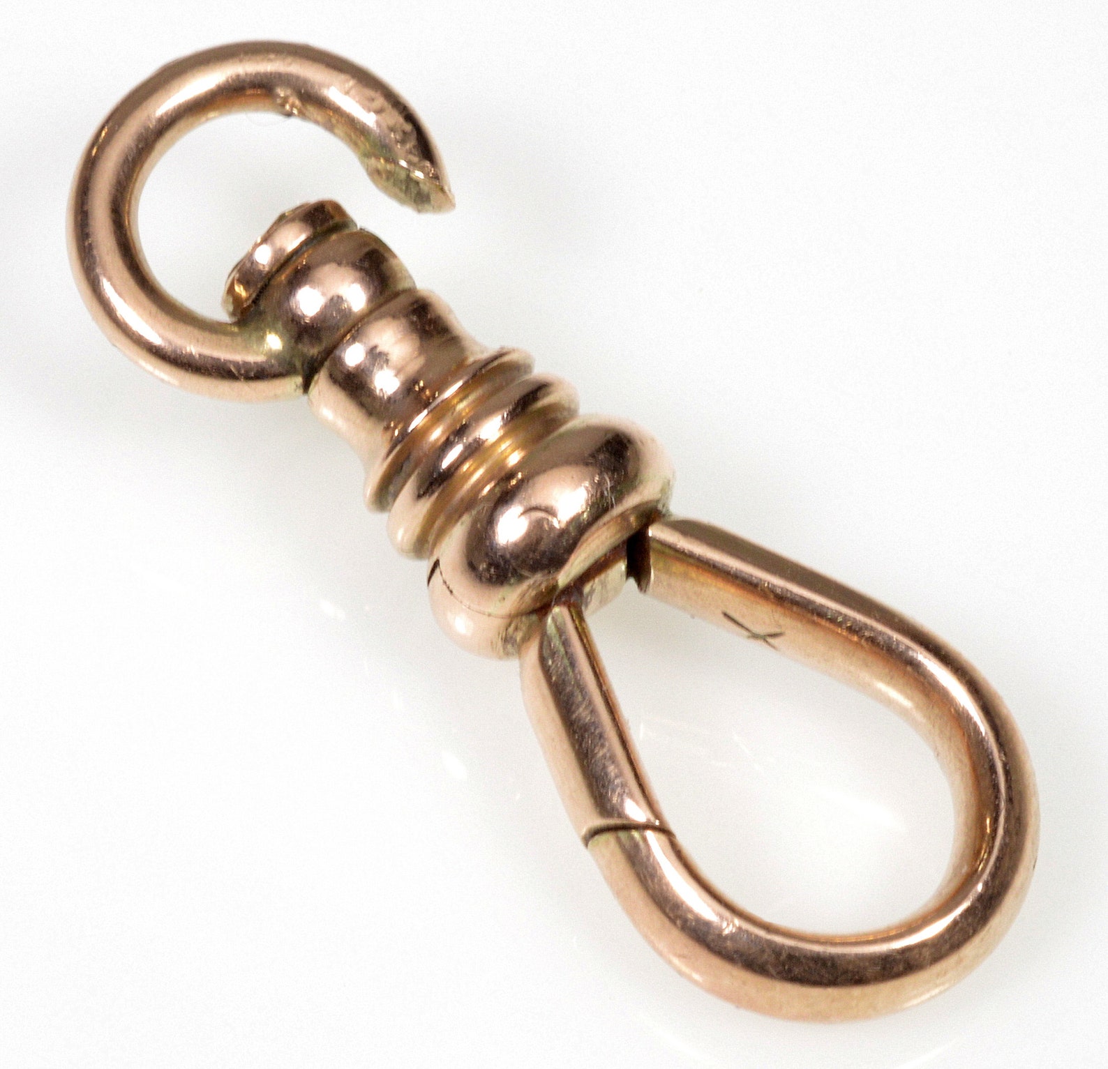 Victorian 14K Gold Extra Large Dog Clip Clasp For Pocket Watch Etsy