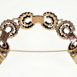 Antique Victorian Turquoise 9K Gold Bracelet C.1860
