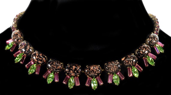 Vintage 40's Elsa Schiaparelli Murano Venetian Ave