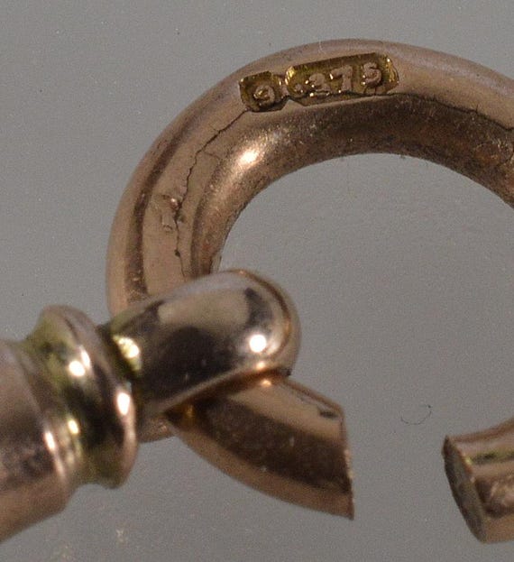 K9 ドッグクリップ ゴールドカラー 9金 ウォッチチェーン クラスプ Victorian 9K Gold Dog Clip Clasp for Pocket Watch Albert Chain