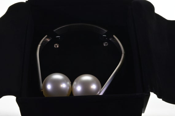 Chanel Karl Lagerfeld Headphone Choker Necklace C… - image 7