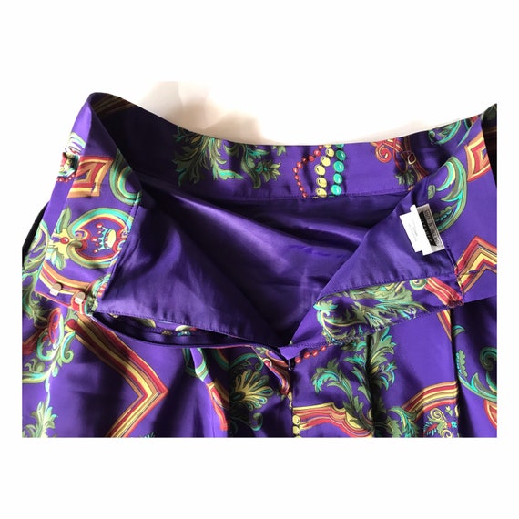 Vintage Jacques Vert skirt - pleated skirt - purp… - image 2