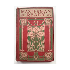 Masterman Ready by Captain Marryat - decorative vintage book - sailor book - adventure book - art nouveau