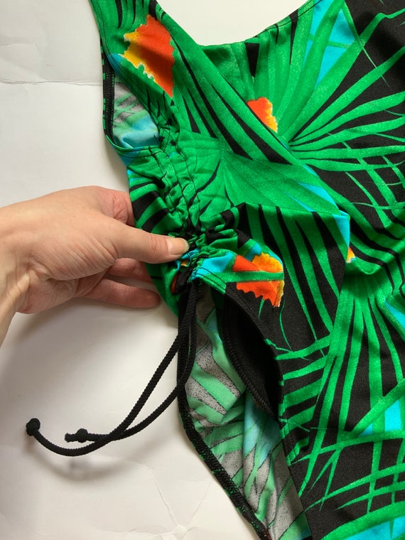 Vintage swimming costume 90s one piece swimsuit … Gem