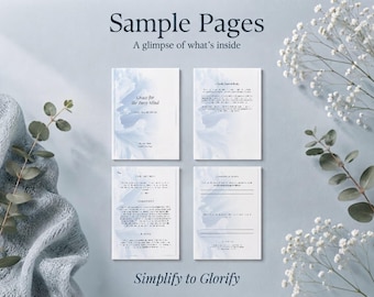 ADHD Journal, Christian Journal for Women, 30-day Journal - Instant Download, ADHD planner, Christian Devotional Reflections, ADHD Prompts
