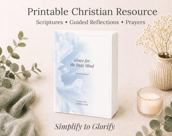 ADHD Devotional, Christian Devotional for Women, 30-day Faith Journal - PDF Instant Download, ADHD Journal, Christian Devotional Journal