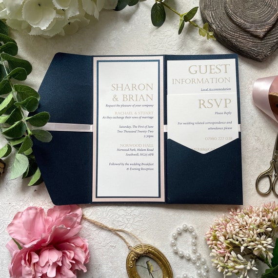 Multi Page Invitations Wedding invitations with multiple inserts | Honestweddingadvice.com