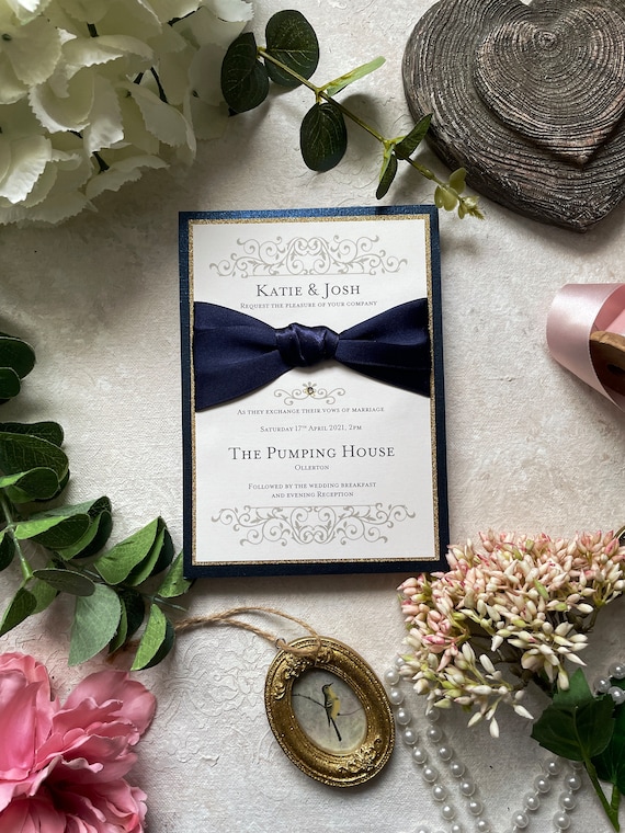 Wedding Inviations Ribbon Wedding invitations tied with ribbon | Beachweddingtips.com