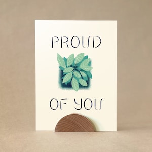 Fier de vous sobriété de Zazzle.be Liste d'envies Vous avez des idées ? Papier cartonné de luxe | Jours Années de récupération | Cartes Sobre Plantes | Cadeaux d'anniversaire Soberversary | Cadeau des AA