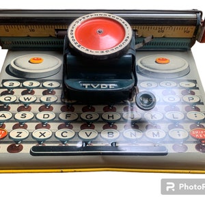 Unique Dependable Tin, Toy Typewriter