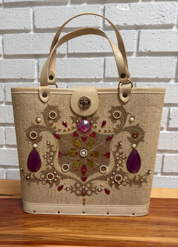 Enid Collins 1960s Style Jeweled Handbag
