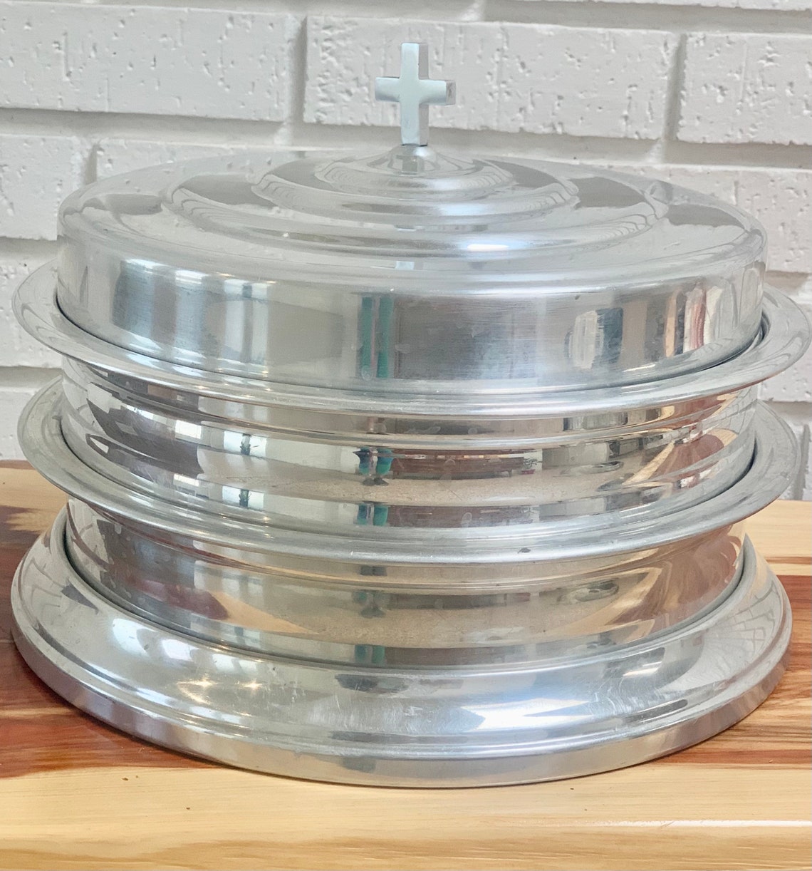 Communion Stacking Tray Set and Glasses Etsy
