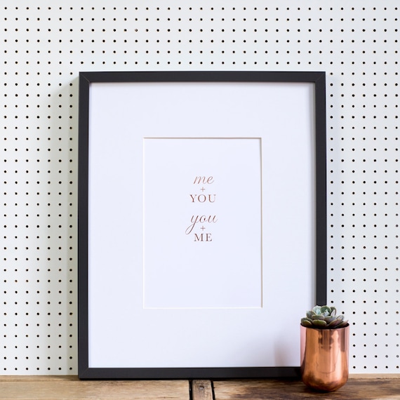 Paper Anniversary Copper Art Print