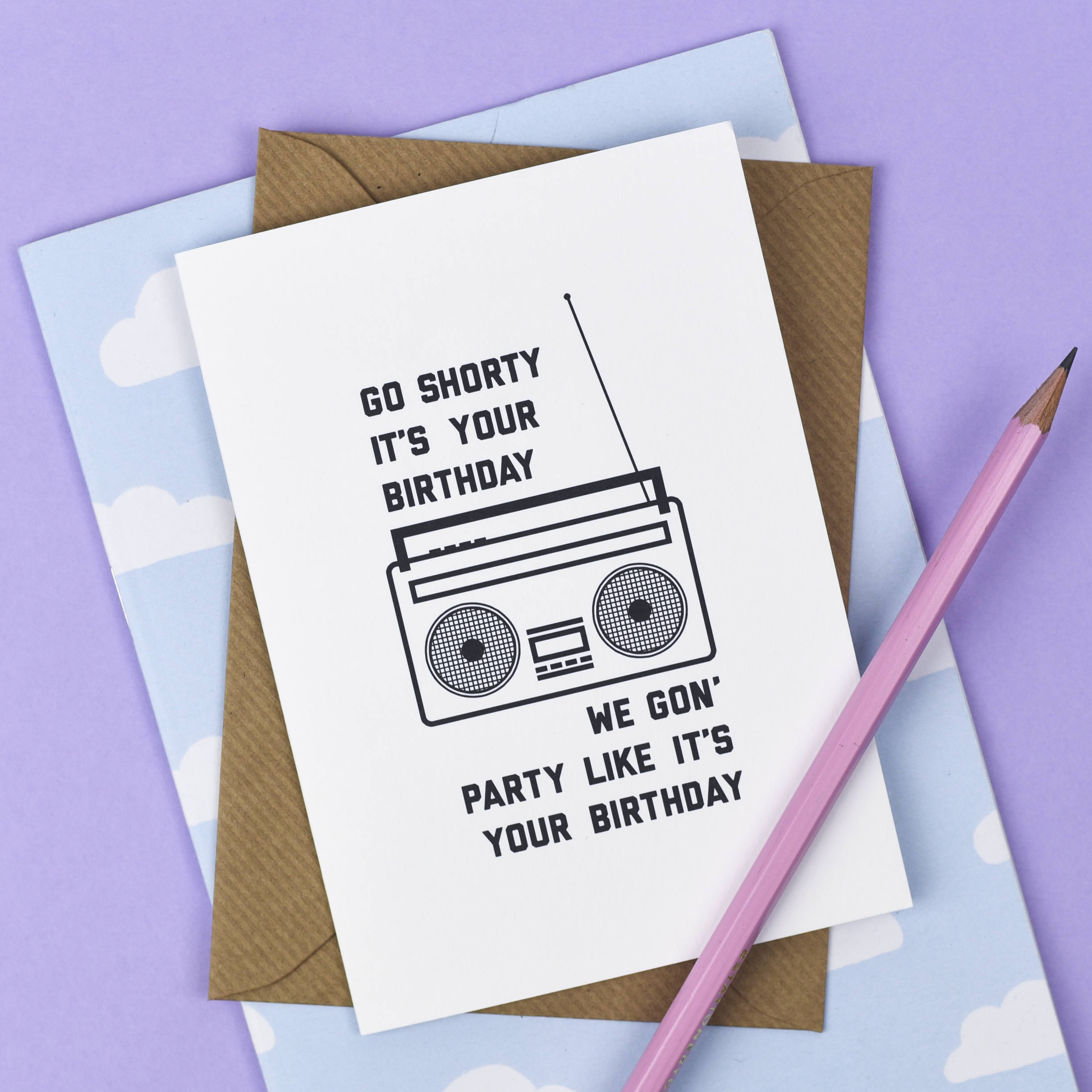 Birthday card // Retro birthday // Hip hop | Etsy
