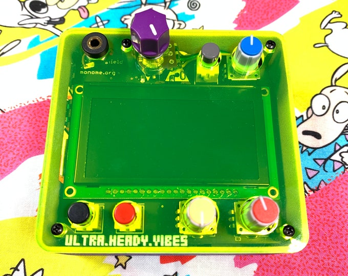 Modded 12BIT LOFI NORNS SHIELD + Custom Case & Screen Faceplate // RPI4 ...