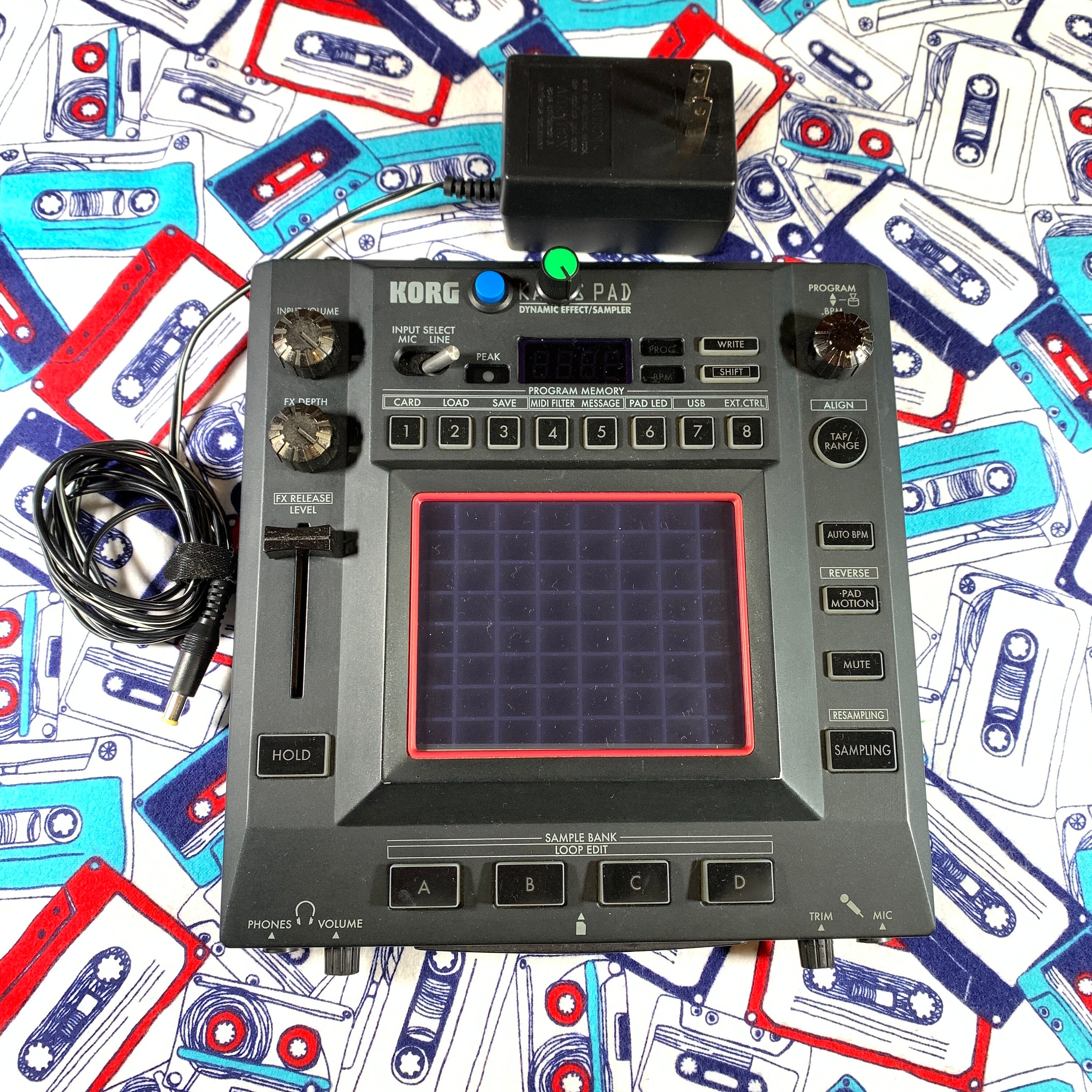 MODDED Korg Kaoss Pad KP3 Multi Effects Sampler Looper Timestretch