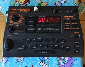 Modded Zoom Sampletrak ST-224 LOFI Vintage Sampler // Clock (Pitch) & LIPO Battery Mods // kush heady vaporwave vibes mpc sp1200 sp303 sp404