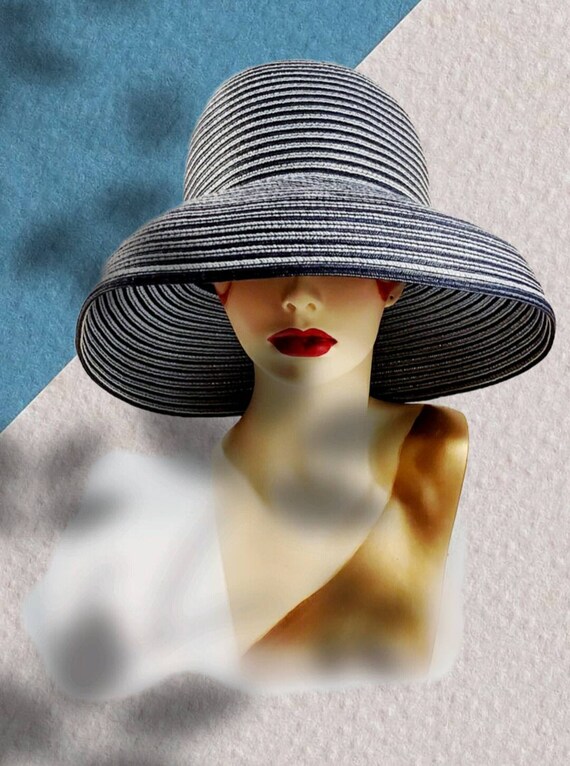 Vintage 1980s Betmar Sun Hat Slouch Hat Floppy Hat