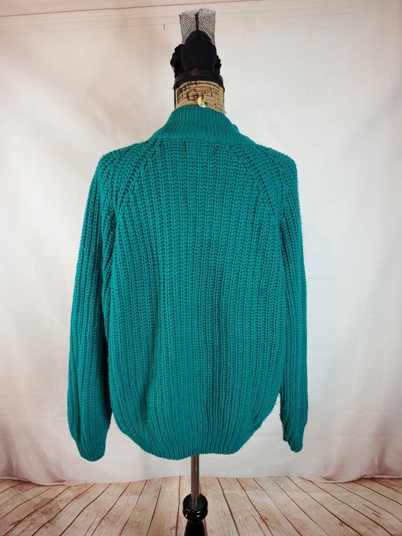 M Green Cable Sweater, Oversized Sweater by Gerar… - image 5