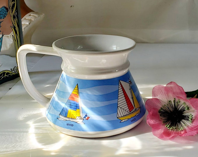 Vintage Travel Mug by Russ Berrie Vintage 1980s L Office Commuter Gift
