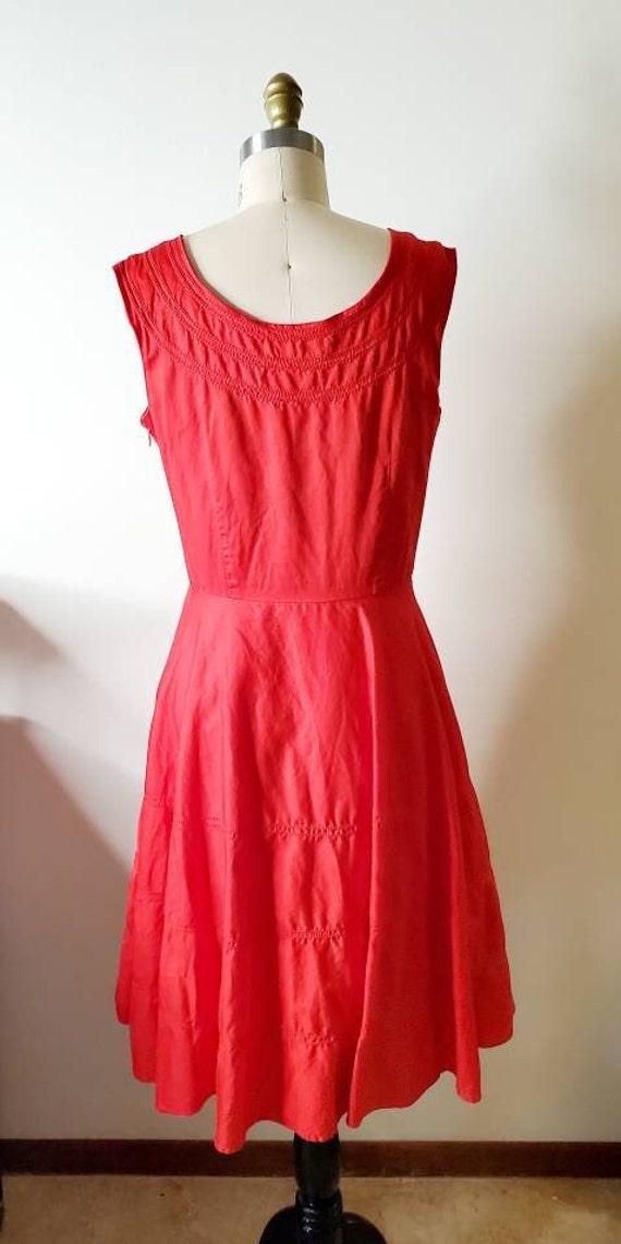 S M Red Sleeveless Dress, Liz Claiborne Dress, Vi… - image 7