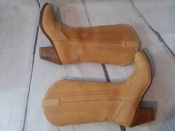 DINGO Cowgirl Boots Women Size 7 M Vintage 1980s L