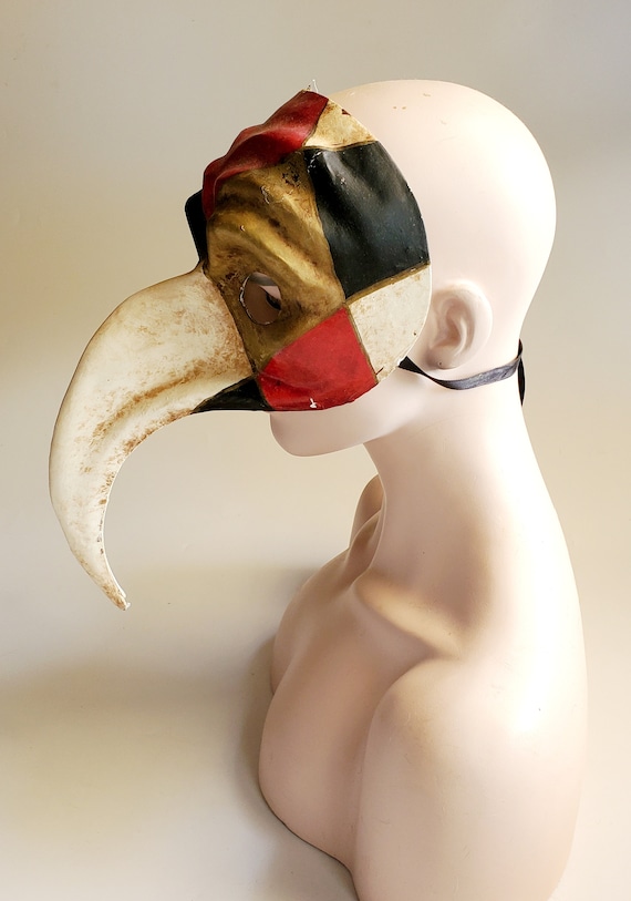 Vintage Bird Mask, Halloween Costume, Adult Costume, … Gem