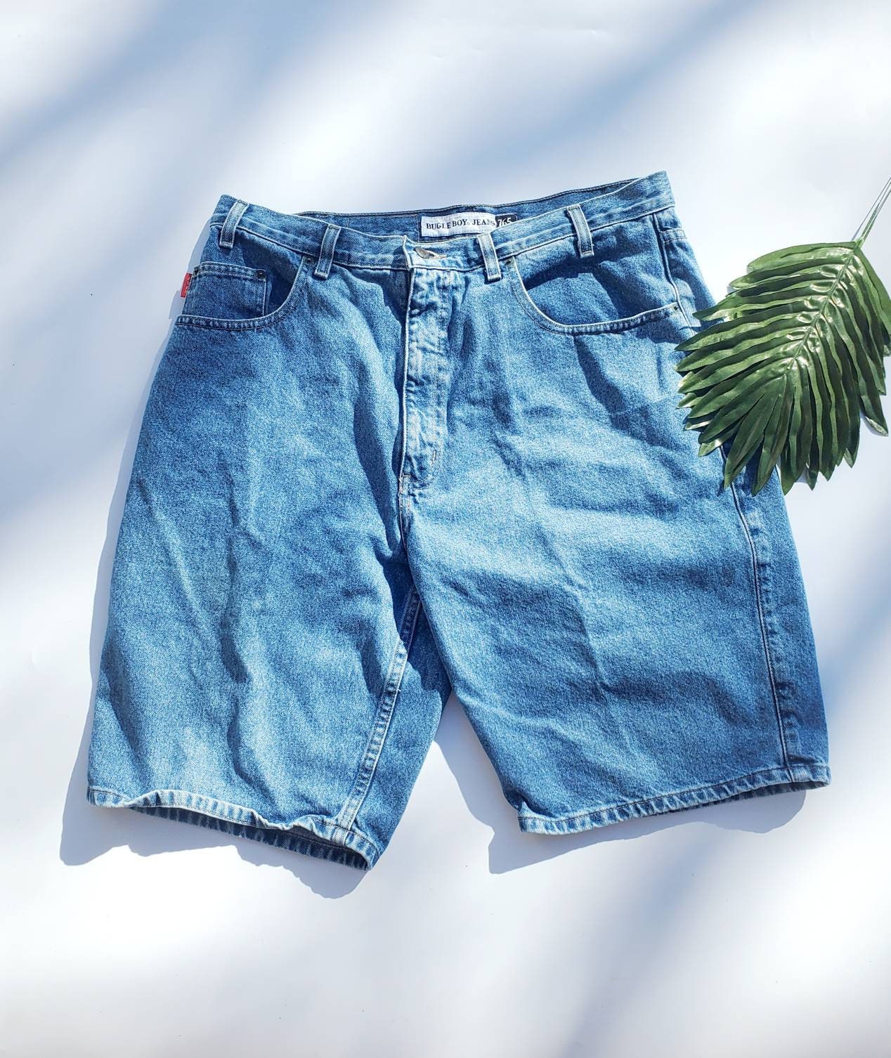 36W Men's Jeans Shorts Bugle Boy Co Vintage Men's Etsy