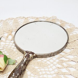 Vintage Hand Mirror, 14 inch Mirror, Buduoir Decor, Dresser Set, Gifts for Her, Mother's Day Gifts, Treasures by the Gulf image 8