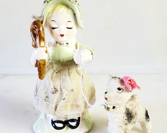 Large Vintage Ceramic White Persian Cat Statue 14
