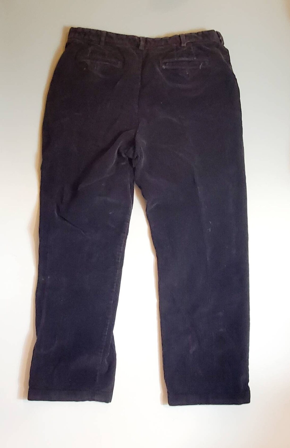 men's black corduroy pants