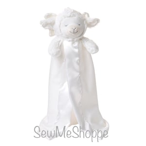 Personalized Prayer Lamb Blankie /Baby Gift/Lovie/Easter/Security Blanket / Embroidered / Christening, Baptism, New Baby Name and Birthdate