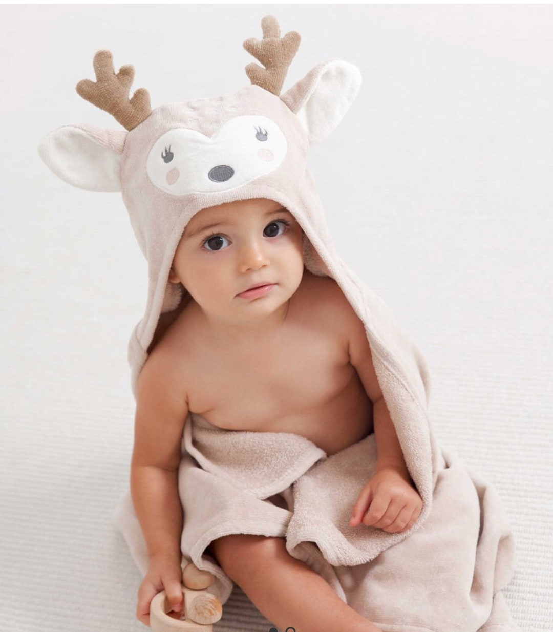 Personalized Hooded Towel / Deer / Doe / Fawn / Bath Wrap / Etsy