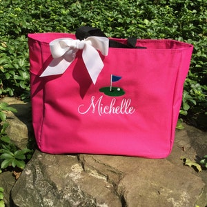 Personalized Golf Tote Bag / Golf Team / Bridal / Teacher / Work Bag / Golf League/ Golf Gift