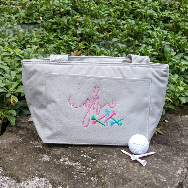 Personalized Golf Cooler / Lunch Tote / GolfAccessory/ Golf Gift / League /Golf Team /Embroidered