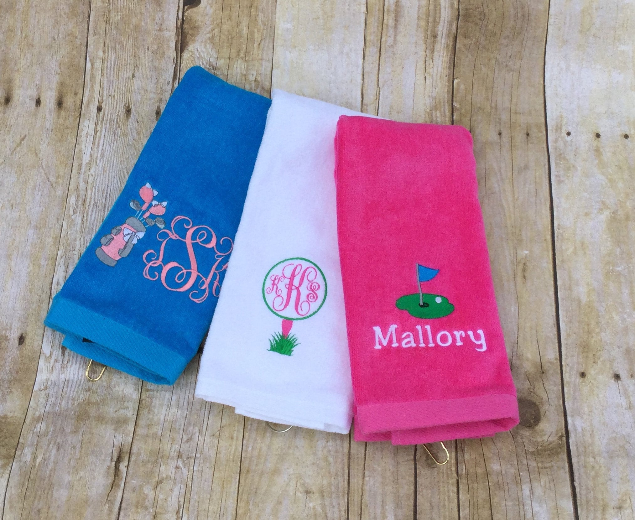 Personalized Monogrammed Golf Towel Ladies/Girls/ Golf Etsy
