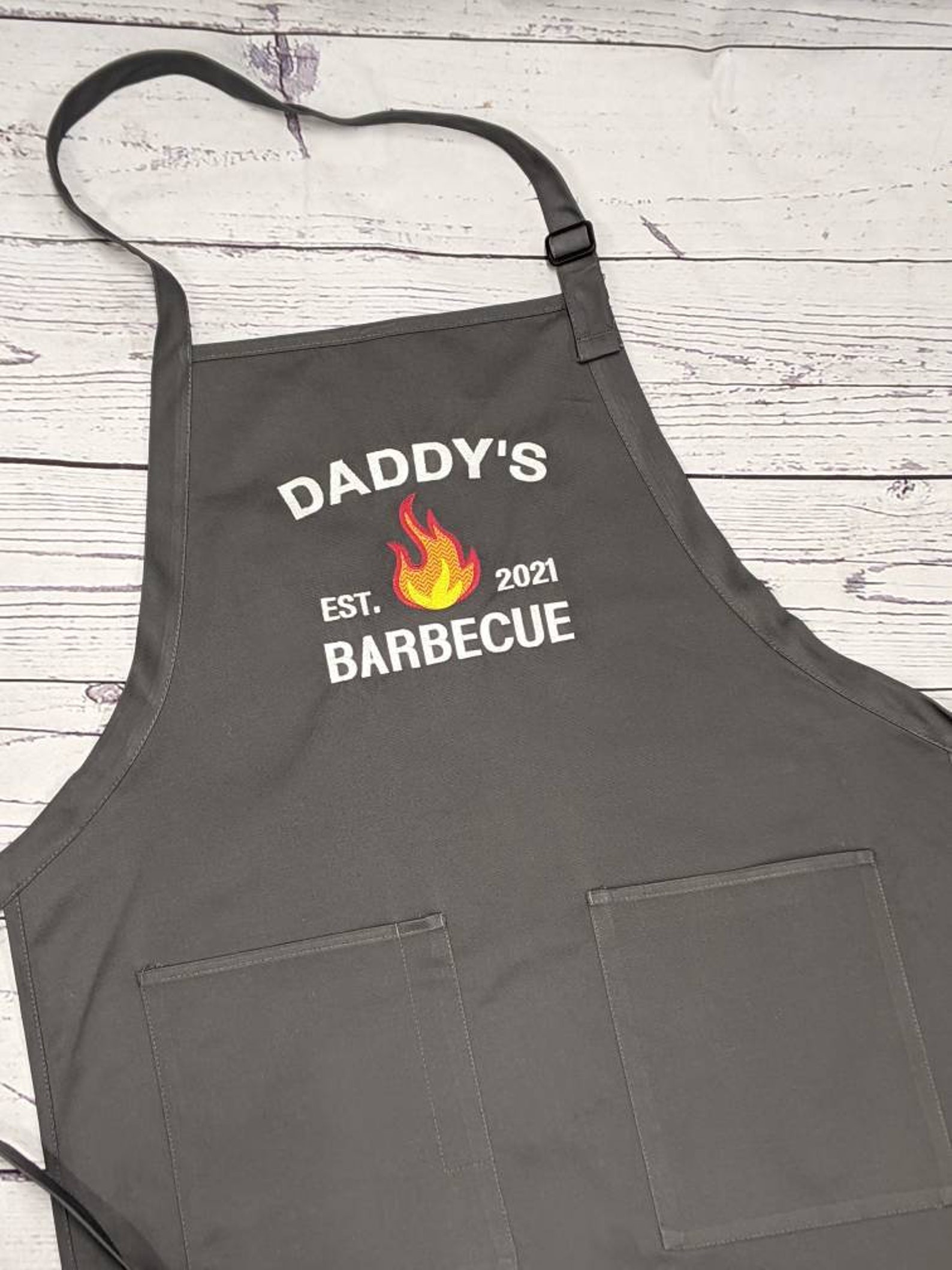 Personalized Dad Apron / Barbecue Grilling /BBQ Daddy / Etsy
