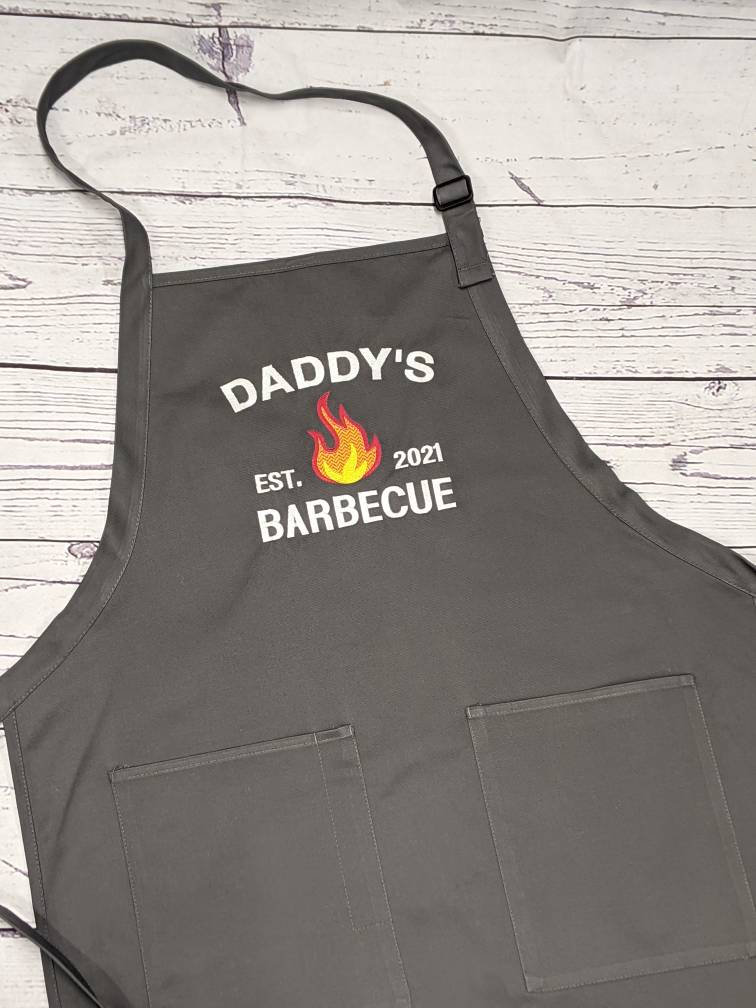 Personalized Dad Apron / Barbecue Grilling /BBQ Daddy / Etsy