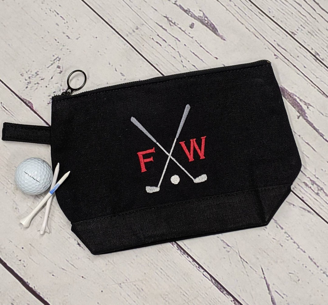 Personalized Men's Golf Accessory Pouch/ Boys /golf Balls, Tees, Phone