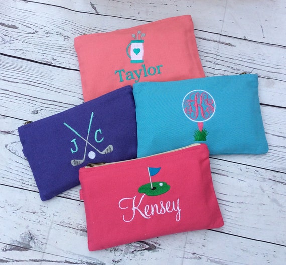 Personalized Golf Accessory Pouch/embroidered/accessory Etsy