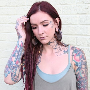 Splash Areng Wood Ear Weights / Hangers (1/2&quot; or Bigger to Wear)