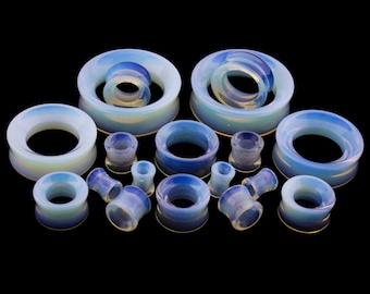 Opalite Ear Tunnels Plugs - Sizes / Gauges (0G - 2 Inch) Sold In Pairs