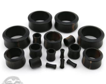 Areng Wood Tunnels Sizes / Gauges (6G - 1 & 1/4" Inch)