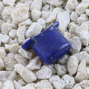 Lapis Lazuli Stone Oval Labret Plug