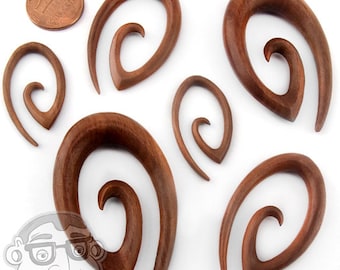 Saba Wood Oval Spirals