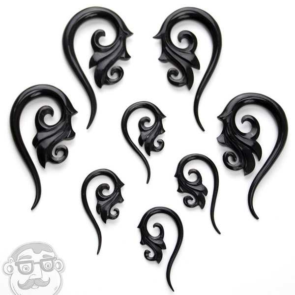 Black Horn Ornamental Hangers