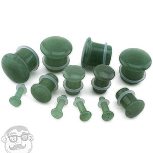 Aventurine Stone Plugs Single Flare image 2